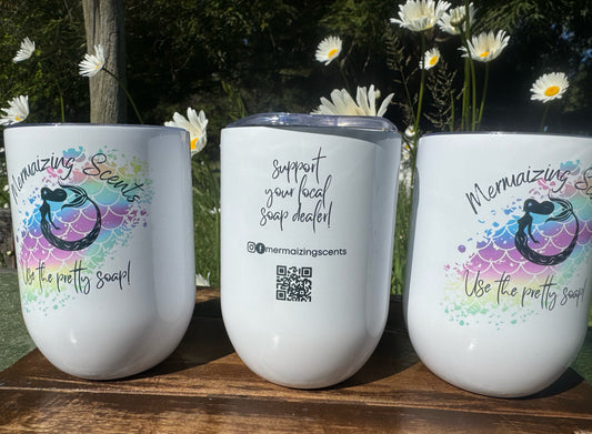 Stemless wine glasses - Mermaizing Scents 🧜🏾‍♀️🍷